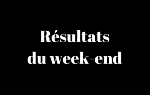 Résultats week-end du 28 et 29 octobre